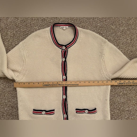 Alex Mill Emmy Cardigan Sweater And Cami Ivory Set Size L - Picture 8 of 9